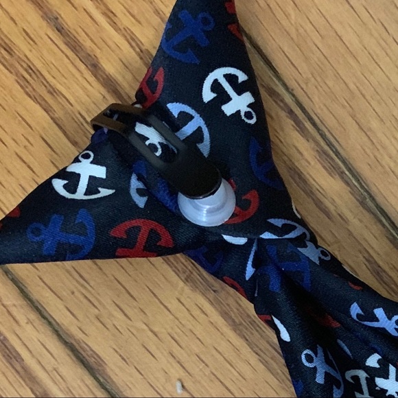 Anchor Nautical Baby Tie - Picture 5 of 6